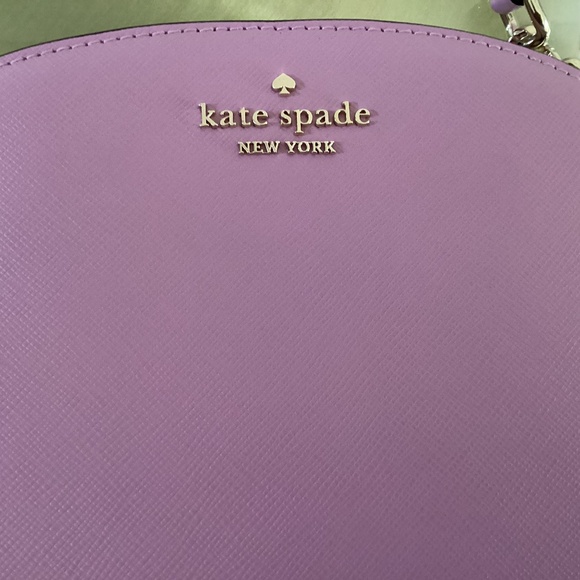 Kate Spade Cameron Street Hilli Leather Berry Crush Lavender Dome Crossbody Bag - Picture 11 of 14